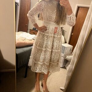 Ivy City Tea Length Sicily Dress, Bridal Shower, NWT